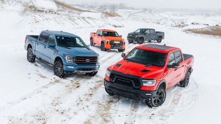 2023 Ford F-150 Tremor vs. Chevy Silverado 1500 Trail Boss, Ram 1500 Rebel, Toyota Tundra TRD Pro: Battle of the Beef Blasters!