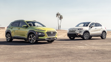 Hyundai Kona vs. Fiat 500X: Urban Subcompact SUV Battle