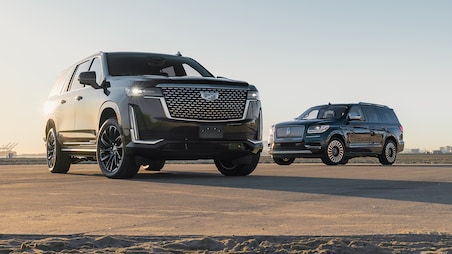 2021 Cadillac Escalade vs. 2021 Lincoln Navigator: Towering Titans